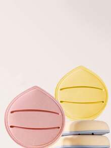 1pc Macaron Makeup Sponge, Ultra Soft & Thick Air Cushion Puff, Suitable For Foundation, BB Cream, Loose Powder, Dual-Use Makeup Sponge - Multicolor - View 5