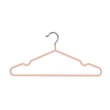 10/60pcs Adult Clothes Hangers, Non-Slip Plastic Coated, Premium Home Closet Garment Organizer Rack - Multicolor - View 18