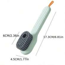 1pc Multi-Functional Brush - Ideal For Cleaning Shoes Without Damaging Them - Multicolor - View 3