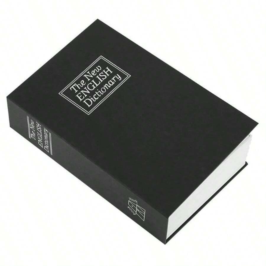 Metal Password Lock Box, Secret Metal Lock Box, Money Saving Coin Bank - Black - View 1