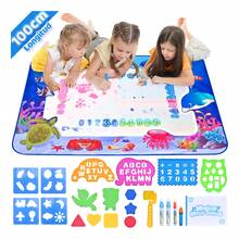 Tendencia100cm 23pzs Alfombra Grande De Dibujo Con Agua Niño JuguetesCalidad premium - 1 - Ver 2