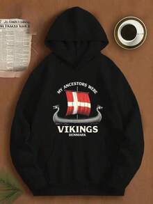 Men Outdoor Hoodies & Sweatshirts - Black - View 1