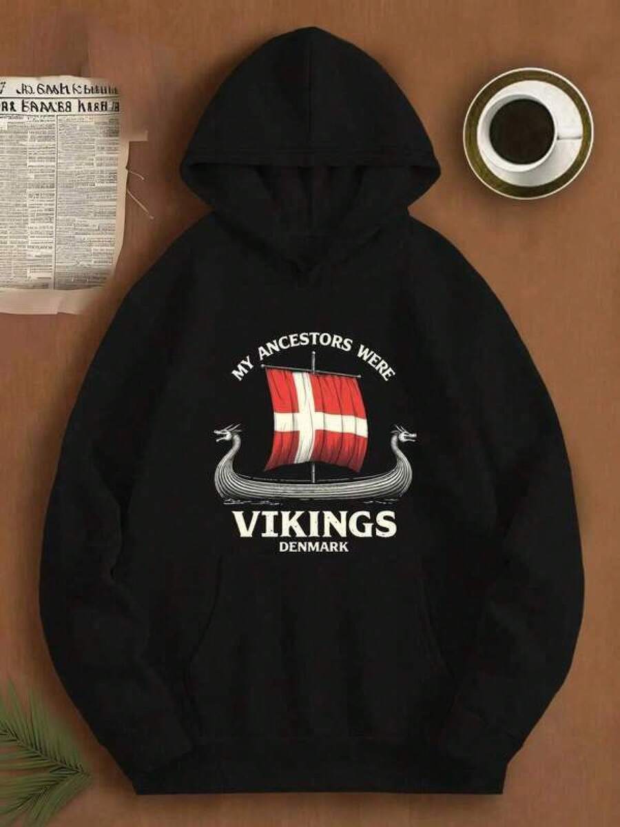 Men Outdoor Hoodies & Sweatshirts - Black - View 1