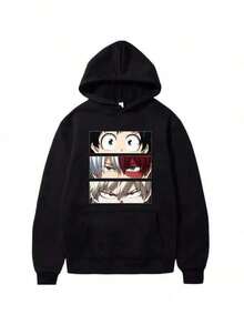 Men Outdoor Hoodies & Sweatshirts - Black - View 7