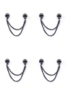 3pcs Adjustable Magnetic Pant Clips And Cuff Clips - Durable Alloy, Detachable Hem Clips Suitable For Pants And T-Shirts, Magnetic Pant Hem Clips To Shorten Pant Length Without Sewing, Strong Magnetic Clip Fastener - Multicolor - View 13