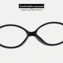 1 Pair/2 Pairs Retro Oval Fashion Glasses For Women, Suitable For Runway, Beach Party, Summer Beach Vacation Street Style, Outdoor, Travel, Hollow Boho Style Oval Frame, Suitable For Voice, Beach, Back To School, College Style - Multicolor - View 7