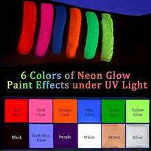 20 Colors Face Painting Kit, Oil-Based Body Paint Set With Full Tools, Vibrant Colors Suitable For Halloween, Christmas, Carnival Party, Performance, Sports Events, Cosplay - Multicolor - View 6