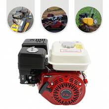 7.5HP 4-Stroke Petrol Engine Single Cylinder Air Cooled Gasoline Engine - Red - View 1