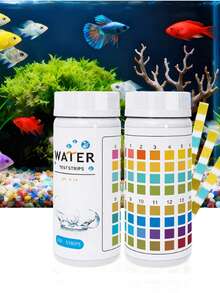 100条水质测试条 - 硝酸盐和亚硝酸盐检测套装，适用于水族箱水质检测 - 彩色 - 查看 3