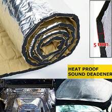 Sheets Sound Deadening Damping Mat Car Silent Compact Van Proofing 5mm Auto - Silver - View 4