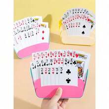 Playing Cards Accessories Holder Non-Slip Durable Support Stand Hands-Free Single-Handed Operation Card Rack For Poker Game Party Family Gathering Portable Stable Card Organizer - Multicolor - View 1