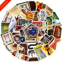 50pcs Harry Potter Officially Licensed Hogwarts Four Great Colleges Badge Props Vinyl Stickers, Waterproof Stickers For Party Decorations Envelope Water Bottles Laptop Bumper Bottle Cell Phone Hard Gift Hat Car, Fun Stickers For Teens Adults ﻿ - Multicolor - View 1