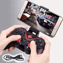 C8s Control Gamepad Mando Bluetooth con Soporte para Smartphone - Negro - Ver 2