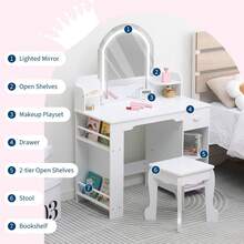 Kids Vanities - White - View 3