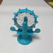 互动式智力训练宠物益智玩具慢食喂食器，用于智力开发和带铃铛的互动宠物玩具 - 彩色 - 查看 6