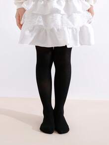 Bộ 6 chiếc quần tất nhiều màu sắc kẹo ngọt cho bé gái, siêu mỏng, chống nắng UPF 50+, thoáng khí, thích hợp cho mùa xuân/hè. - Nhiều màu - Xem 12