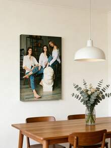 1 Tranh in ảnh trên vải bố theo yêu cầu - Tranh nghệ thuật gia đình cá nhân hóa với khung vải bố chống thấm nước, màu sắc bền lâu, phù hợp cho phòng khách, phòng ngủ, đám cưới hoặc trang trí nhà cửa, ý tưởng quà tặng độc đáo, trưng bày ảnh gia đình | Tranh nghệ thuật ngày lễ | Vải bố chống thấm nước, Tranh nghệ thuật trên vải bố - Nhiều màu - Xem 10