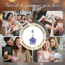 925纯银夜光耶稣诞生吊坠，适配原装手链项链，圣诞节宗教DIY饰品，送给信徒的礼物 - KSC536 - 查看 7