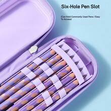 Disney 迪士尼学生文具盒，大容量高品质可爱铅笔盒，简约设计，防刮耐磨，多功能铅笔收纳袋 - 單件 - 查看 3