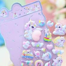 可爱动物贴纸 - 减压兔子、熊猫，可用于DIY剪贴簿、吉他、手机壳、笔记本电脑等，2026年新品上市 - 彩色 - 查看 8