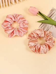 8个蓝色缎面发圈，光滑百搭，优雅复古发绳，适合女性 - 彩色 - 查看 6