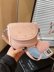 这款全新心形斜挎包休闲、简约又时尚。它采用翻盖设计，配有不可调节肩带，非常适合青少年、日常出行和旅行。小巧便携，轻松收纳日常必需品。这款百搭单品深受时尚人士喜爱，适合各种风格和场合，风格百搭。它也是馈赠亲友的绝佳礼物，尤其是在斋月期间。 - 愛心斜背包 - 查看 13