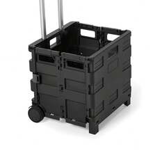Collapsible Trolley Box - Black - màu đen - Xem 7