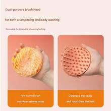 1-10个装旋风双面硅胶沐浴刷，家用洗发沐浴刷，清洁必备品 - 彩色 - 查看 9