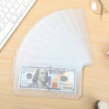 10/20个A6尺寸活页夹口袋，6孔现金预算信封，用于预算编制，透明PVC无拉链活页夹袋，活页袋，插入页，防水文件文件夹袋 - 套裝 - 查看 8