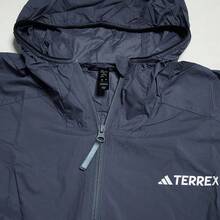 Adidas Men's Casual Sports Hooded Jacket, Lightweight Windbreaker, Spring/Autumn - Blue - View 2