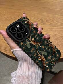 1 chiếc ốp lưng điện thoại bằng da mềm chống rơi, họa tiết da báo hồng cổ điển, thích hợp sử dụng hàng ngày/lễ hội/mùa xuân/hè/thu/đông, thời trang cho giới trẻ/phụ nữ/nhân viên văn phòng/thanh thiếu niên, tương thích với iPhone 11/12/13/14/15/16/16 Plus/16 Pro/16 Pro Max/17/17 Air/17 Pro/17 Pro Max - Nhiều màu - Xem 5