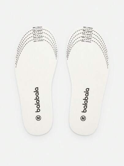 Balabala Kids Antibacterial Latex Insoles - Trimmable Soft Breathable Shoe Inserts For Toddlers