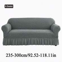 1 Piece  Sofa Cover Elastic Living Room Sofa Cover Pet Anti-Dirty Universal Sofa Protector Home Decoration Sofa Cushion Cover - 淺灰-3 - 查看 14