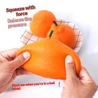 2026 New - Realistic Ugly Tangerine Squeezy Toy - Special Material With Slow Rebound, Super Stress Relief Toy Alternative, Creative Decompression Device, Innovative Tactile Experience - Holiday Gift, Valentine's Day Gift, Creative Surprise, Perfect Gift