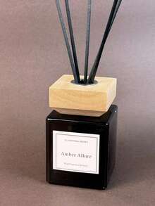 Kit de Aromaterapia Sem Chama para Hotel e Casa (1 Frasco de Óleo Essencial e 5 Varetas de Rattan), Óleos Naturais Mistos de Plantas, Terapia de Fragrância para Ambientes Internos, Difusor de Perfume para Decoração de Casa, Aromatizador de Ambiente de Longa Duração, Ideal para Presentes, Aniversários e Natal, Adequado para Quarto, Escritório, Sala de Estar e Banheiro, Eliminação de Odores - Óleos essenciais extraídos de plantas naturais - Ver 4