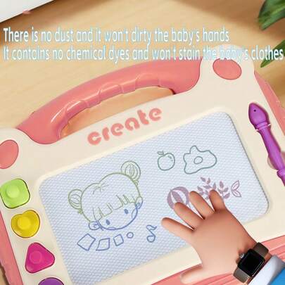 Magnetic Drawing Board For Kids - Toddler Toys For Age 3+ Boys Girls - Educational Learning Toys For Over 3 Year Old Birthday Gifts