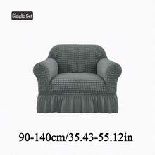 1 Piece  Sofa Cover Elastic Living Room Sofa Cover Pet Anti-Dirty Universal Sofa Protector Home Decoration Sofa Cushion Cover - 淺灰-4 - 查看 13