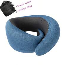 Memory Foam U-Shape Travel Pillow Neck Support Cushion For Airplane,Office,Nap - Grey - View 17