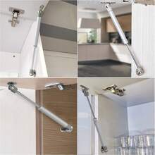 2个经典金属表面液压气弹簧 - 缓闭铰链，100牛/22.51磅，适用于橱柜、家具、玩具箱等。缓闭铰链 | 经典铰链 | 塑料配件，缓闭铰链 - 彩色 - 查看 10