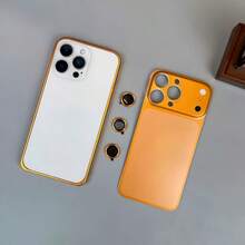 【元素橙焕新】兼容 13Pro/14Pro/15/16,瞬间变身17Pro Max后盖膜,活力橙超薄柔性背板,防刮防指纹一体式设计,秒速更换新手机,轻薄不卷边,适用于日常、办公、居家等多种场景。防水防震防摔防刮花。 - 橘色 - 查看 13