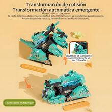 TendenciaCoches Juguete Dinosaurio Deformación Tanque Dinosaurio Ninos Regalos Juguete VerdeCalidad premium - Verde - Ver 2