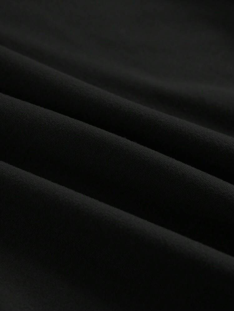 Customized Retro Rap T-Shirt For Carnival, Carnival Festival Customized Vintage Pattern T-Shirt, Fat Tuesday, Customized Photo Print T-Shirt, Customizable Pattern, Personalized Photo T-Shirt Top - Black - View 6