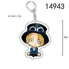ONE PIECE 1 cái/4 cái Móc khóa acrylic hai mặt cao cấp hình , Roronoa, Zoro, Trafalgar, Law, mặt dây chuyền dễ thương, trong suốt, chống thấm nước, phụ kiện treo túi xách cho ba lô, chìa khóa, trang trí xe hơi, quà tặng cho người hâm mộ, đồ sưu tầm, phong cách Y2K, quà tặng ngày lễ - Nhiều màu - Xem 7