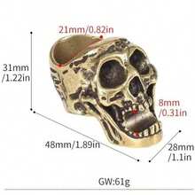 1pc Skull Finger Ring Holder, Personalized Ring Stand Men, Portable Clip, Accessories, Fashion Holder Ring, Silicone Mouthpiece Ring, Suitable Traditional Accessories - Multicolor - View 9