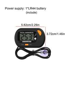 Digital Aquarium Thermometer With Probe, Waterproof Electronic Temperature Gauge For Fish Tank, Reptile, Turtle, With Memory Function, Suitable For Home Use - Multicolor - View 10