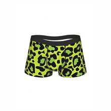 1Pc Men's Leopard Print Graphic Boxer Bright Apple Green Cartoon Pattern Stretch Soft Polyester Boxer Briefs Valentines Gift Breathable Briefs Boxers Minimalist Comfort Boxer Underwear Christmas Birthday Anniversary New Year Gifts Wedding Gift For Men Boyfriend Husband - Beo - Xem 5