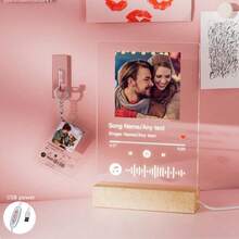 Spotify 歌曲壓克力相片板，女兒送給媽媽的個性化母親節禮物，浪漫生日禮物 - 樣式 1 - 查看 7
