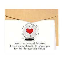 1 Valentine's Day Gift Card With Envelope, Anniversary Card, Funny Valentine's Day Card, Magical Wife, Valentine's Day Gift Box Card, Birthday Card, Birthday Card, Gift Card, Souvenir - Xk213 - View 10