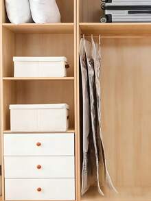 5pcs Extra Large Vacuum Storage Bags, Thick Compression Bags, Long Rectangular Design, No Power Required, Protect Clothes & Save Space - Multicolor - View 8