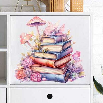 1/3 pezzi Adesivi da parete con fiori primaverili in stile acquerello, rimovibili e autoadesivi in PVC impermeabile, adatti per decorare camera da letto, armadi e serbatoi del water, accessori romantici per la casa.